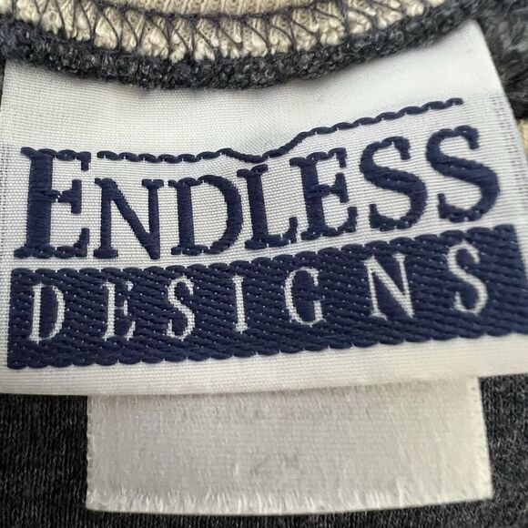 Endless Designs Varsity Football Bear Granny Sweatshirt Womens 2X Fleece VTG - Picture 5 of 9